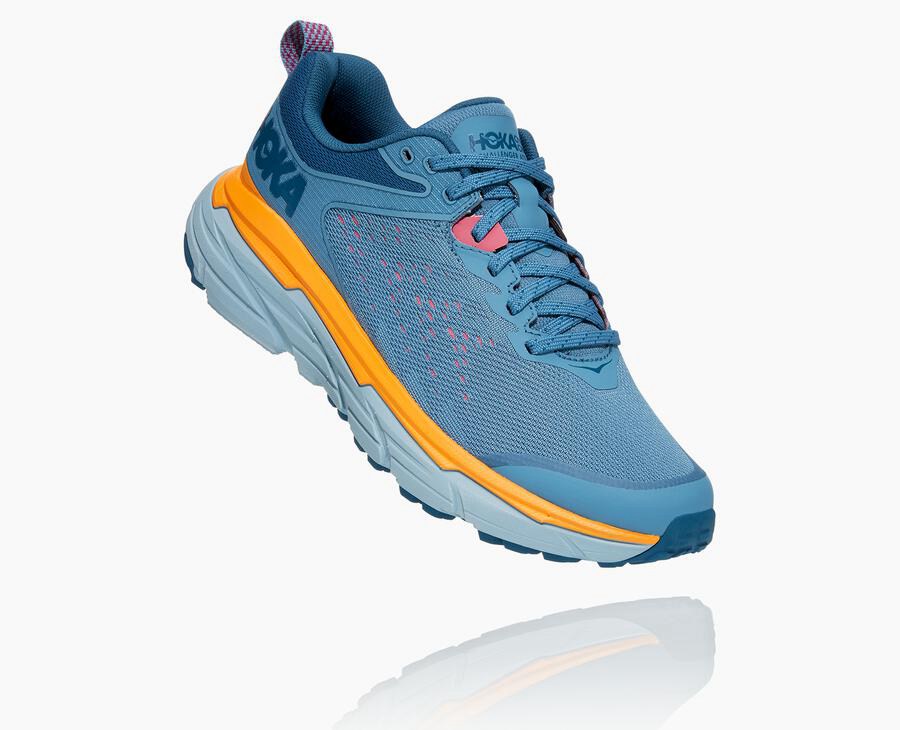 Hoka One One Trainers Womens Blue - Challenger ATR 6 - 03475IOXC